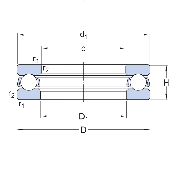 Thrust ball bearing